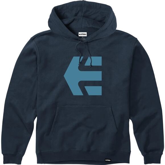 Etnies Men's Classic Icon Pullover Hoodie Sweatshirt in Navy/Blue - Picture 1 of 1